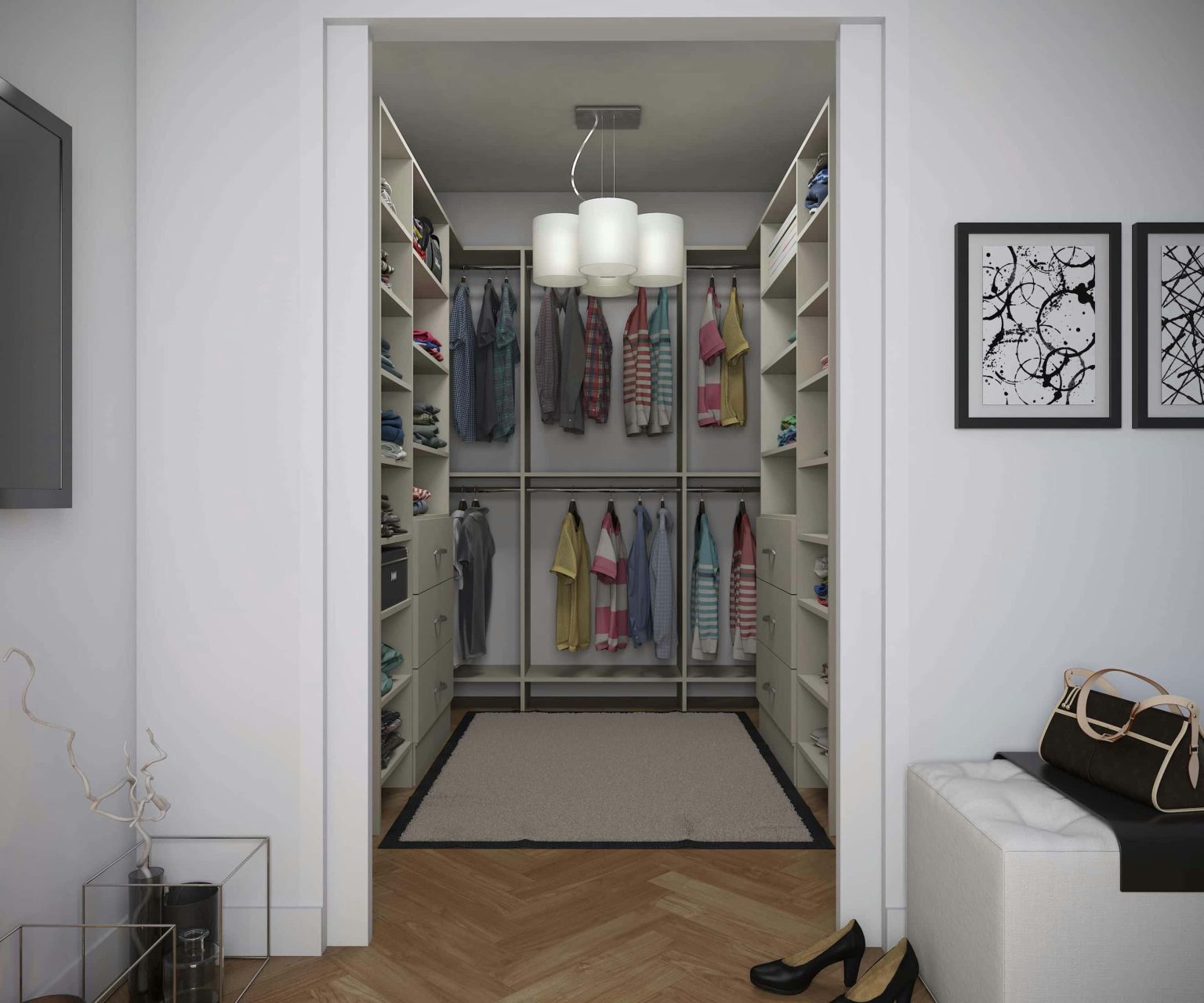 Crafting Your Dream  Walk-In Closet